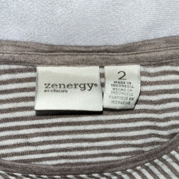 Chicos Sz 2 ZENERGY RETREAT Asymmetrical Tunic - Picture 6 of 11